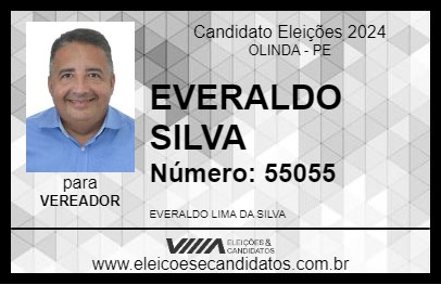 Candidato EVERALDO SILVA 2024 - OLINDA - Eleições