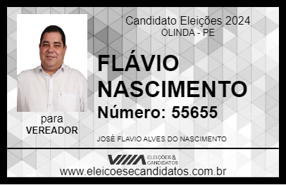 Candidato FLÁVIO NASCIMENTO 2024 - OLINDA - Eleições