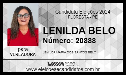 Candidato LENILDA BELO 2024 - FLORESTA - Eleições