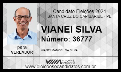 Candidato VIANEI SILVA 2024 - SANTA CRUZ DO CAPIBARIBE - Eleições