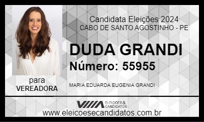 Candidato DUDA GRANDI 2024 - CABO DE SANTO AGOSTINHO - Eleições