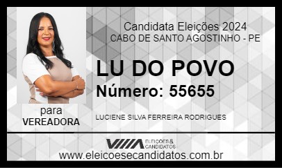 Candidato LU DO POVO 2024 - CABO DE SANTO AGOSTINHO - Eleições