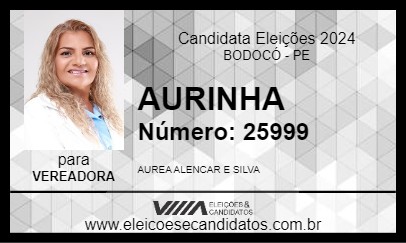 Candidato AURINHA 2024 - BODOCÓ - Eleições