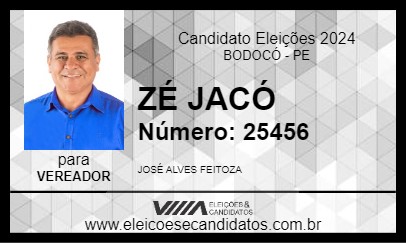 Candidato ZÉ JACÓ 2024 - BODOCÓ - Eleições