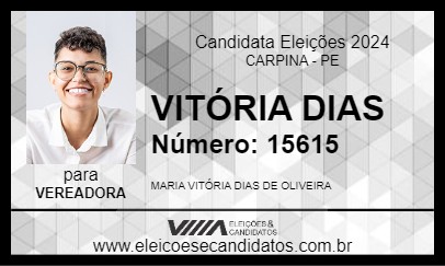 Candidato VITORIA JUVENTUDE 2024 - CARPINA - Eleições