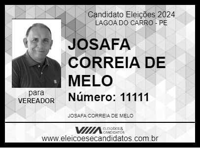 Candidato DODA CORREIA 2024 - LAGOA DO CARRO - Eleições