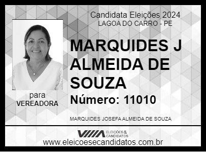 Candidato MARQUIDES DO MUTIRÃO 2024 - LAGOA DO CARRO - Eleições