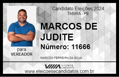 Candidato MARCOS DE JUDITE 2024 - TABIRA - Eleições