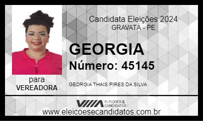 Candidato GEORGIA 2024 - GRAVATÁ - Eleições