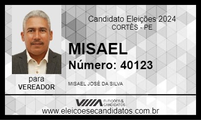 Candidato MISAEL 2024 - CORTÊS - Eleições