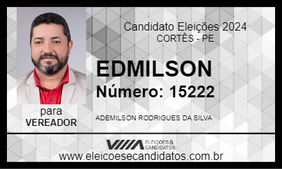 Candidato EDMILSON 2024 - CORTÊS - Eleições