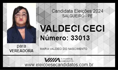 Candidato VALDECI CECI 2024 - SALGUEIRO - Eleições