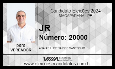 Candidato JR 2024 - MACAPARANA - Eleições