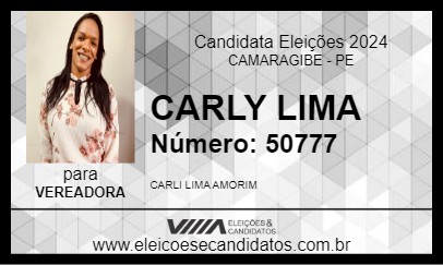 Candidato CARLY LIMA 2024 - CAMARAGIBE - Eleições