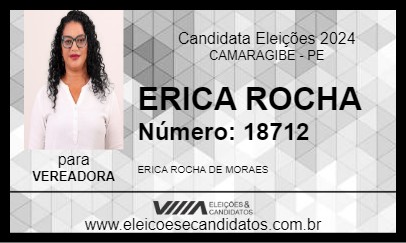 Candidato ERICA ROCHA 2024 - CAMARAGIBE - Eleições