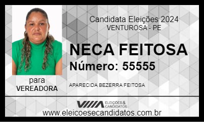 Candidato NECA FEITOSA 2024 - VENTUROSA - Eleições