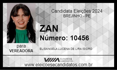 Candidato ZAN 2024 - BREJINHO - Eleições