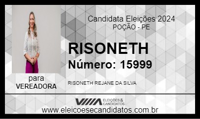 Candidato RISONETH 2024 - POÇÃO - Eleições