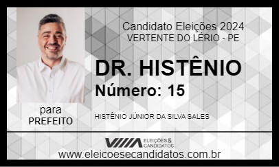 Candidato DR. HISTÊNIO 2024 - VERTENTE DO LÉRIO - Eleições