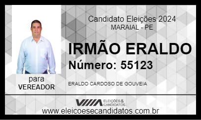 Candidato IRMÃO ERALDO 2024 - MARAIAL - Eleições