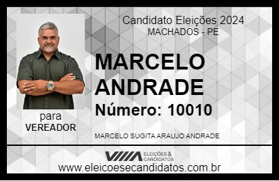 Candidato MARCELO ANDRADE 2024 - MACHADOS - Eleições