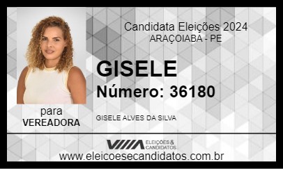 Candidato GISELE 2024 - ARAÇOIABA - Eleições