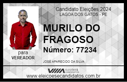 Candidato MURILO DO FRAGOSO 2024 - LAGOA DOS GATOS - Eleições