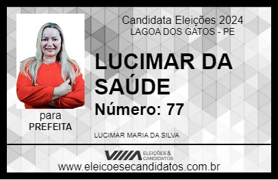 Candidato LUCIMAR DA SAÚDE 2024 - LAGOA DOS GATOS - Eleições