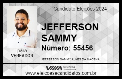 Candidato JEFFERSON SAMMY  2024 - PETROLINA - Eleições