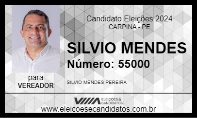 Candidato SILVIO MENDES 2024 - CARPINA - Eleições