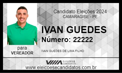 Candidato IVAN GUEDES 2024 - CAMARAGIBE - Eleições