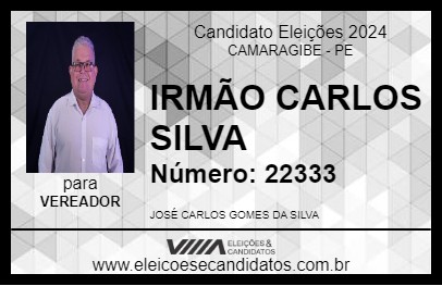 Candidato IRMÃO CARLOS SILVA 2024 - CAMARAGIBE - Eleições