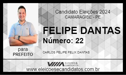 Candidato FELIPE DANTAS 2024 - CAMARAGIBE - Eleições