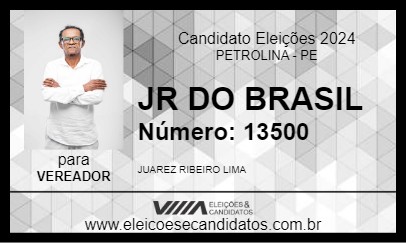 Candidato JR DO BRASIL 2024 - PETROLINA - Eleições