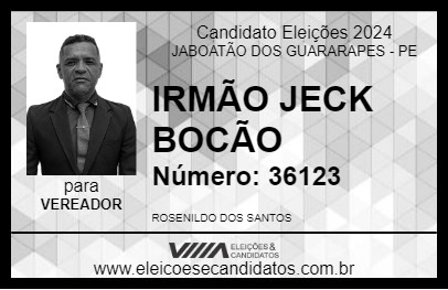 Candidato JECK BOCÃO 2024 - JABOATÃO DOS GUARARAPES - Eleições