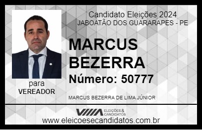 Candidato MARCOS BEZERRA 2024 - JABOATÃO DOS GUARARAPES - Eleições