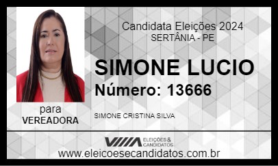 Candidato SIMONE LUCIO 2024 - SERTÂNIA - Eleições