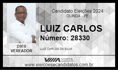 Candidato LUIZ CARLOS 2024 - OLINDA - Eleições