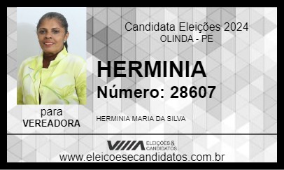 Candidato HERMINIA 2024 - OLINDA - Eleições