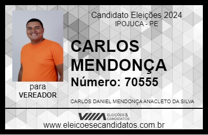 Candidato CARLOS MENDONÇA 2024 - IPOJUCA - Eleições