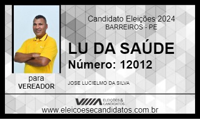 Candidato LU DA SAÚDE 2024 - BARREIROS - Eleições