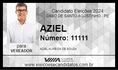 Candidato AZIEL 2024 - CABO DE SANTO AGOSTINHO - Eleições