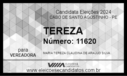 Candidato TEREZA 2024 - CABO DE SANTO AGOSTINHO - Eleições