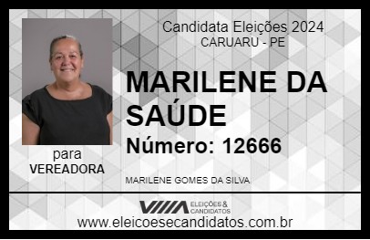 Candidato MARILENE DA SAÚDE 2024 - CARUARU - Eleições