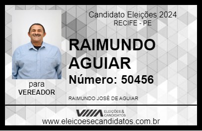 Candidato RAIMUNDO AGUIAR 2024 - RECIFE - Eleições