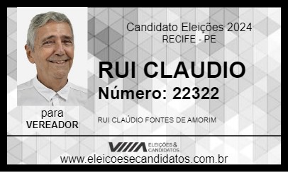 Candidato RUI CLAUDIO 2024 - RECIFE - Eleições