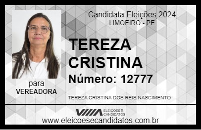 Candidato TEREZA CRISTINA 2024 - LIMOEIRO - Eleições