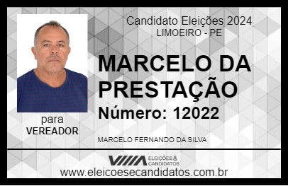 Candidato MARCELO DA PRESTAÇÃO 2024 - LIMOEIRO - Eleições