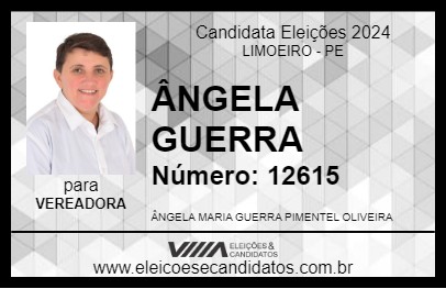 Candidato ÂNGELA GUERRA 2024 - LIMOEIRO - Eleições