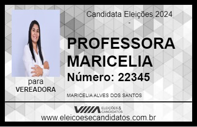 Candidato PROFESSORA MARICELIA 2024 - SERRA TALHADA - Eleições